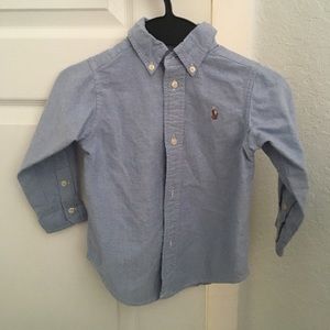 Toddler Polo Ralph Lauren button up long sleeve